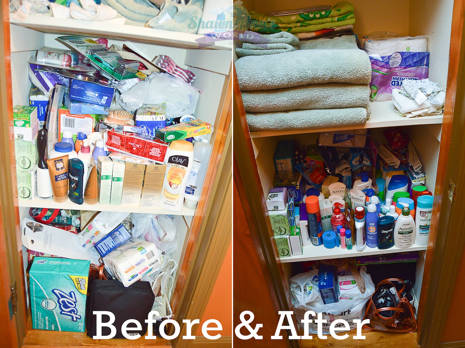 Before & After Closet